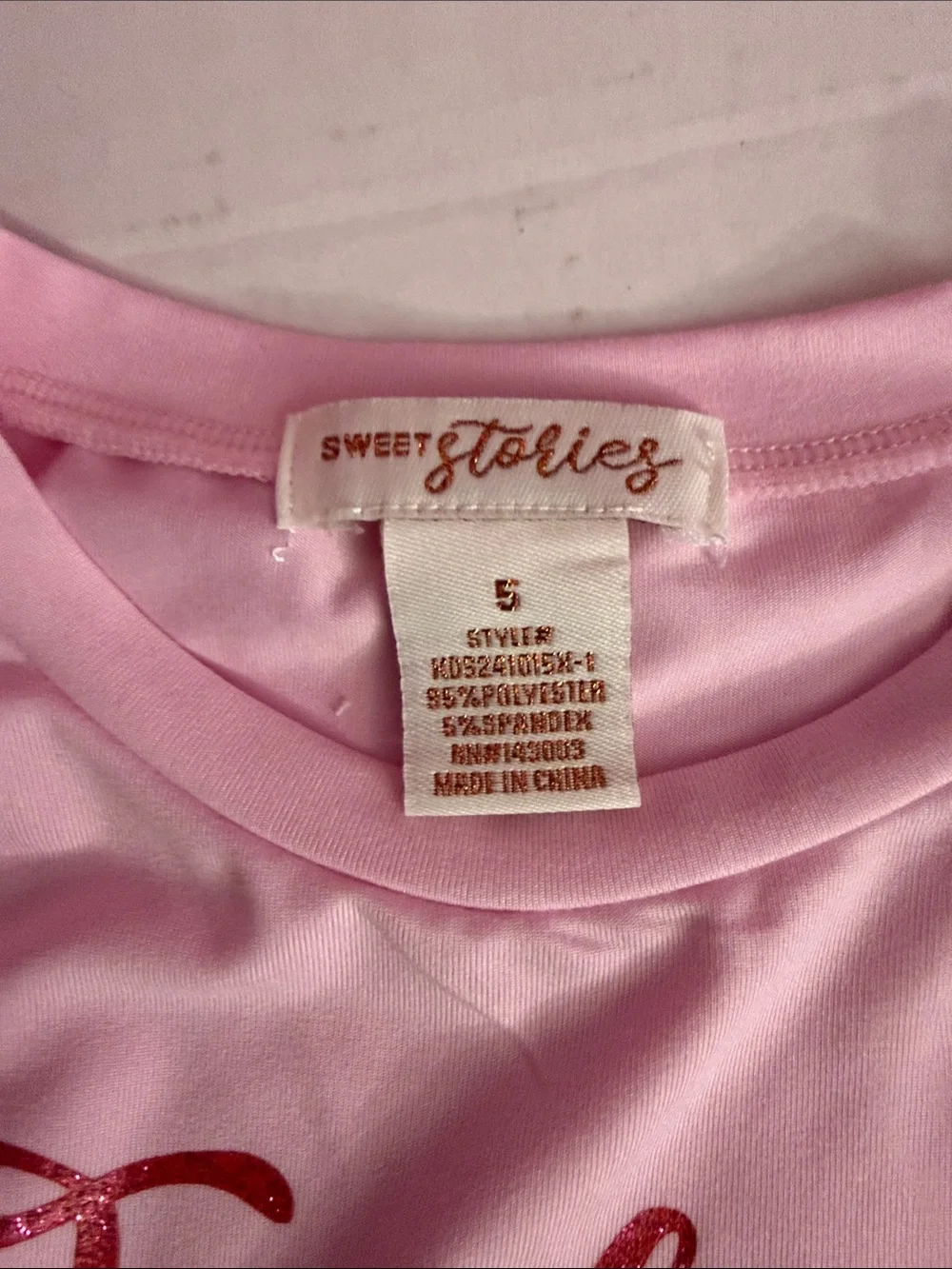 Sweet Storm Pink Strawberry Peplum Tee